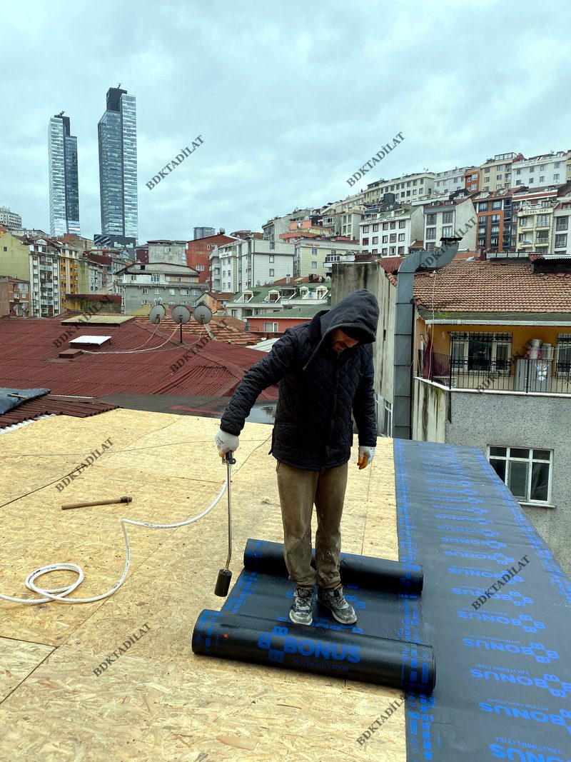 Çatı yalıtım çalışması — projelerimizden